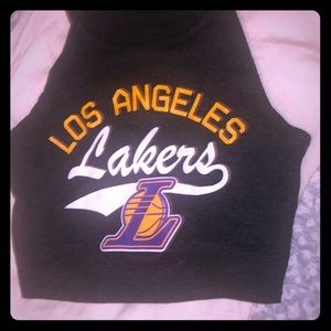 COPY - NBA Lakers Crop Top Small